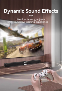 Modorwy ลำโพงอัจฉริยะแบบพกพาสำหรับเล่นเกมมีไฟขนาด10วัตต์ XLR เครื่องเล่นเสียงระบบโฮมเธียเตอร์ควบคุมระยะไกล TF - Product Image 3