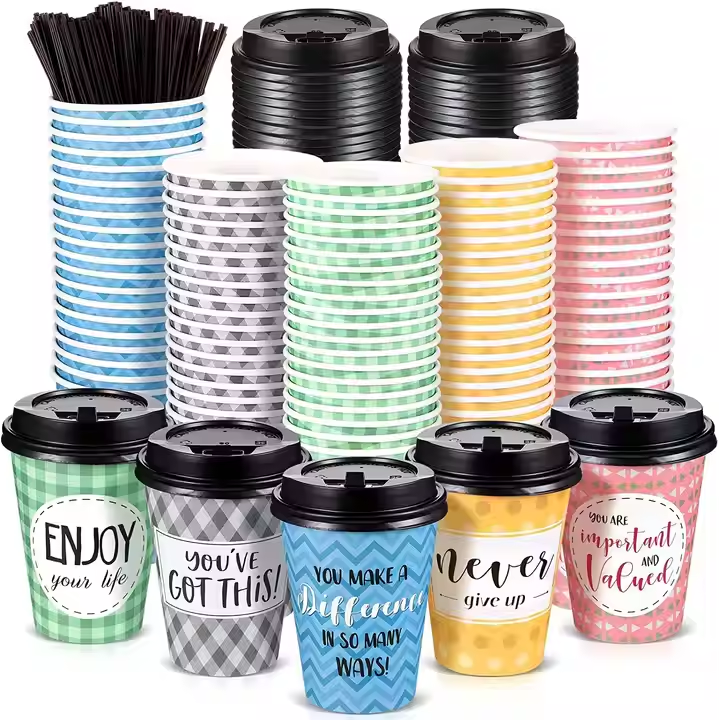 Vaso de papel de color sku-7