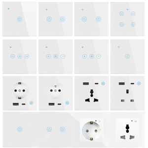 Akıllı WiFi anahtar priz İngiltere ab standart duvar anahtarı ve güç noktası çıkış desteği WiFi/Zigbee/HomeKit/Tuya App/akıllı ev/otel - Product Image 3