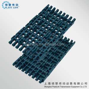 PL 1000 düz ızgara modüler kemer ile Positrack için depolama şişesi makine POM PP plastik şişeler cam taşıma konveyör - Product Image 6