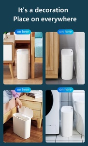 Meare 11L cubos de basura inteligentes de plástico cubo de basura con sensor contenedores de basura precios cubo de basura