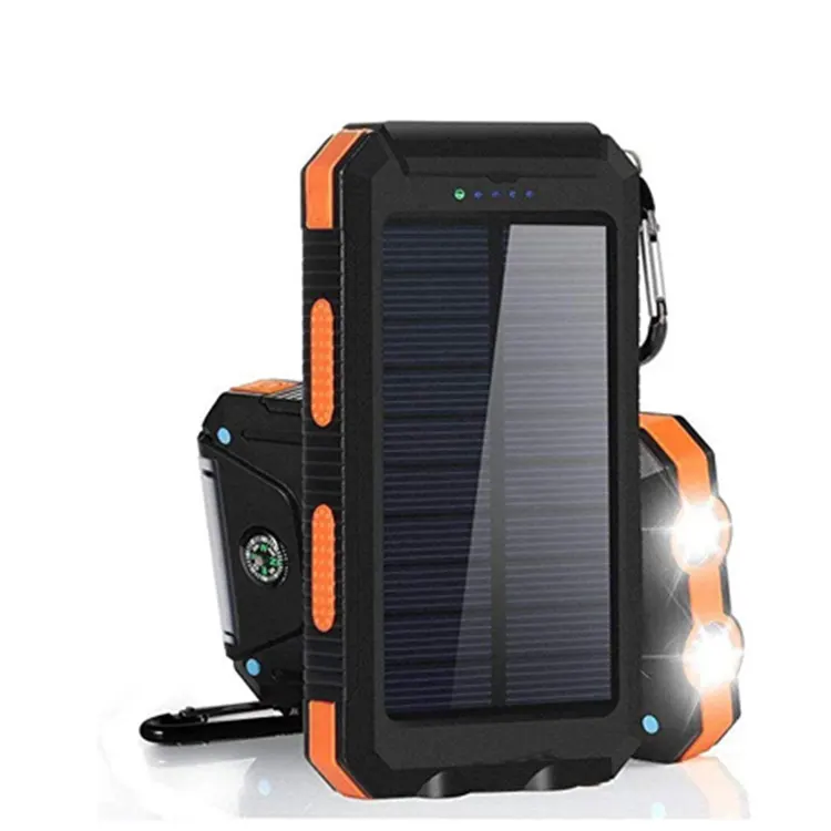 Carregador rápido sem fio para celular, carregador universal multifuncional, portátil, para uso ao ar livre, Silaca 8000mah, banco de energia solar, direto da fábrica