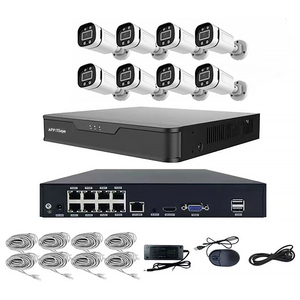 Premium Outdoor Network HD POE Cámara IP 4CH 8CH Sistema DE SEGURIDAD Bullet Camera Kit Juego de cámaras de red con CCTV 4MP 8MP 4K Nvr - Product Image 2