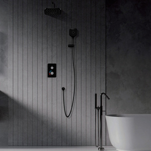 Sistema de ducha moderno de lujo con paneles de silicona ocultos integrados El juego de baño fácil de limpiar viene con 1 año de garantía - Product Image 4