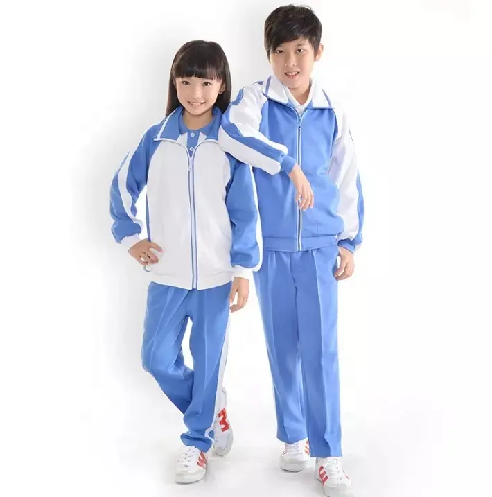 High School Uniform OEM Schuluniform Sommer Herbst Winter Jungen Mädchen Sporta nzüge für Grundschul uniformen