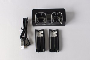 Hicyber 2800mAh แบตเตอรี่แพ็คแบบชาร์จไฟได้สถานีชาร์จคู่อุปกรณ์วิดีโอเกมสำหรับ Wii REMOTE ที่มีฟังก์ชั่นระบายความร้อน - Product Image 5