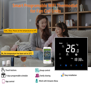 Programmier barer LCD-Display-Klimaanlagen-Temperatur regler Smart Wifi-Thermostat - Product Image 5