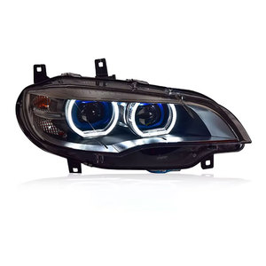 08-13X 6 far takımı modifiye LED ön far E71 far takımı modifiye melek göz tam LED - Product Image 1