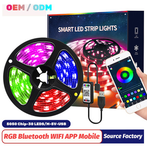 <strong>Hot</strong> Sale 5M 16.4ft Smd 2835 <strong>Led</strong> Strip Light RGB 24Key IR Remote Controller Adapter <strong>New</strong> Complete Kit/set Smd 2835 <strong>Led</strong> Strip Light - Product Image 2