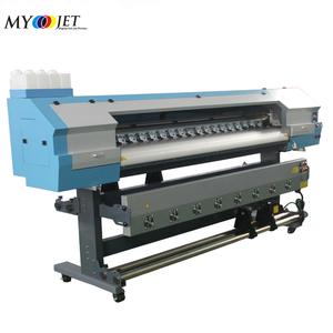 Geniş formatlı endüstriyel mürekkep püskürtmeli yazıcı 1.6 m <span class=keywords><strong>1.8</strong></span> m myjet flex BASKI MAKİNESİ kapalı eko yazıcı çözücü
