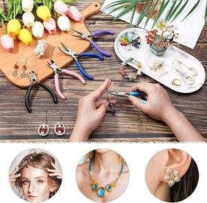 4pcs/3pcs DIY dụng cụ cầm tay đồ trang sức làm kìm Bộ Chéo Cắt đồ trang sức plier Set - Product Image 6