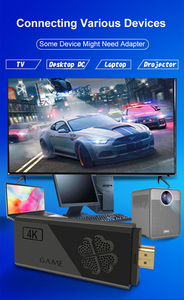 แผงควบคุมไร้สาย4K HD 2.4G สำหรับ PS1 /fc/gga/gba Arcade TV เกมย้อนยุคคอนโซล20000 + เกม - Product Image 6