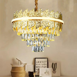 2024 Modern yeni LED kristal tavan lambaları ev yatak odası oturma oturma odası-konut uygulaması için yüzeye monte - Product Image 4