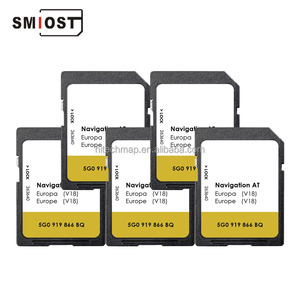 SMIOST <strong>Navi</strong> Sat Nav for VW <strong>Touran</strong> Golf Navig SD GPS Karta Memorial Navigation for Volkswagen Card CID at V18 - Product Image 2