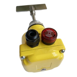 Fonte di fabbrica formato compatto polvere solido rilevare sensore di rotazione della lama rotante pagaia livello interruttore alette led luce e allarme - Product Image 1