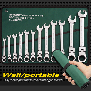 Tự động cơ khí sửa chữa phần cứng công cụ slaters mục đích kép nhanh chóng Ratchet Spanner Set - Product Image 4