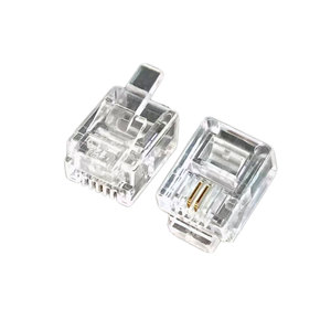 Rj11 6p2c טלפון נייד מחבר אביזר <span class=keywords><strong>RJ</strong></span>-<span class=keywords><strong>11</strong></span> מחבר אביזר