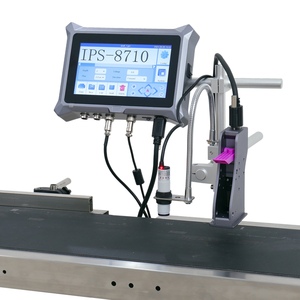 IPS-8710 1 a 2 teste on-line macchina di codifica a getto d'inchiostro automatico coder batch stampante a getto d'inchiostro data di scadenza bottiglia scatola di cartone TIJ - Product Image 6