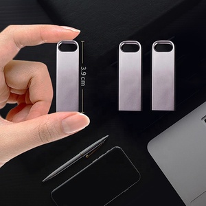 แฟลชไดรฟ์สี่เหลี่ยมผืนผ้าโลหะไม่มีเครื่องหมายกำหนดรูปแบบส่วนตัวของ USB2.0สี่เหลี่ยมผืนผ้าโลหะ - Product Image 2