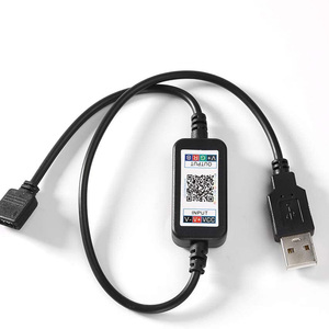 Mini-LED-Streifen 5050 Steuerung 4Pin USB 5-24V APP MIC-Modus 1600 Millionen Farb dimmer RGB-Licht regler - Product Image 6