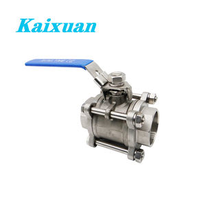 Diskon besar 3 buah bola Valve4 inci baja tahan karat untuk air baja tahan karat wanita Mini <span class=keywords><strong>Ball</strong></span> <span class=keywords><strong>Valve</strong></span> NPT BSPP BSPT - Product Image 6