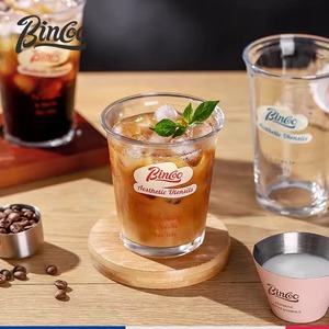עם חבילת bincoo בית להשתמש קיר חד זכוכית קפה זכוכית שקופה אמריקה ואטה כוס מים בעלי ערך גבוה לקפה מלוכלך - Product Image 4
