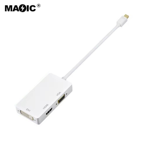 High Quality <strong>Mini</strong> DP to <strong>HDMI</strong> VGA DVI 3 in 1 Adapter <strong>Mini</strong> Display Port 3 in 1 Hub - Product Image 5