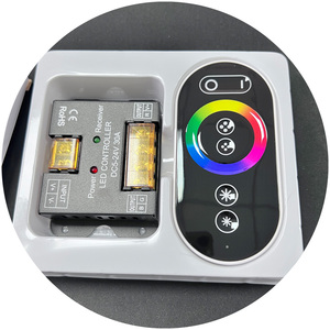 LED <strong>Controller</strong> 6key Touch RF Remote Control <strong>PWM</strong> Dimming 12V 24V Single Daul Color Mono CCT RGB Led Strip Light <strong>Dimmer</strong> <strong>Controller</strong> - Product Image 3
