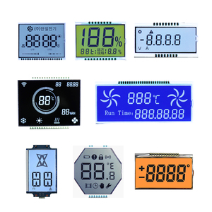 Pantalla LCD de tamaño y forma personalizada RoHS, segmento de color transmisivo transparente, pantalla LCD sin carcasa para pantalla de ascensor - Product Image 2