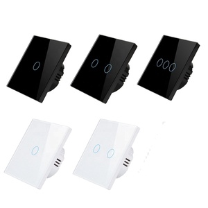 Tuya Smart EU 1 2 34ギャングWifiRF433MhzタッチウォールライトスイッチリモートAlexaGoogleホームボイスコントロールホームオートメーション - Product Image 1