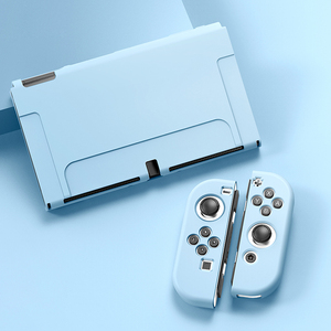 RALAN Anti şok renkli TPU kılıf Nintendo anahtarı için Oled kapak koruyucu kabuk - Product Image 1