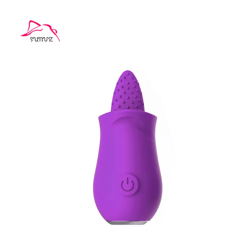 Conception de poche conception muette IPX7 jouets sexuels étanches OEM langue léchant vibrateur AdorimeRose vibrateur clitoridien