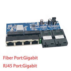 สวิตช์กิกะบิต Sfp 6พอร์ต,สวิตช์อุตสาหกรรมอีเทอร์เน็ตสวิตช์เครือข่ายกิกะบิต PCBA/บอร์ด/PCB