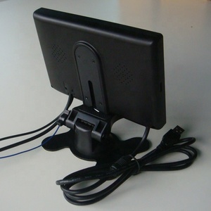 Monitor de pantalla táctil de 7 pulgadas, alta calidad, 600ips 1024 x, TFT, LCD, usb, vga, conector av con 4 cables, resistente al tacto - Product Image 5