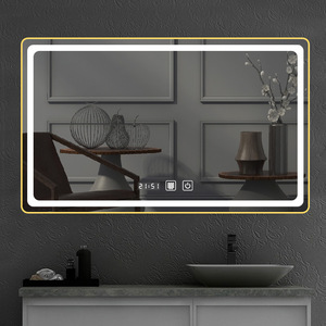 Espejo retroiluminado de pared moderno para baño Oem Odm personalizado de fábrica, espejo Led inteligente rectangular antiniebla Hd - Product Image 2