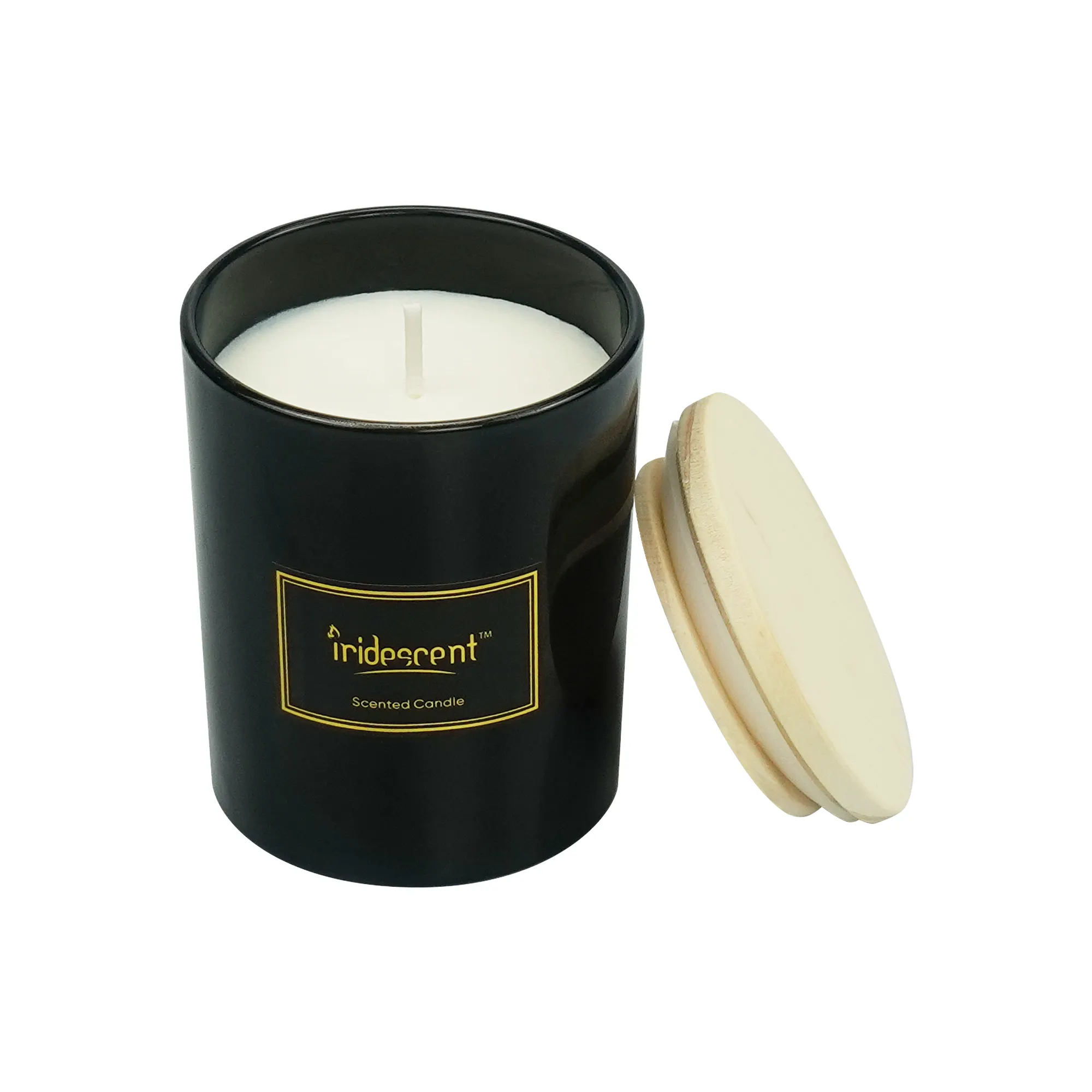 Wholesale Custom Logo Hand Poured Scented Luxury Glass Soy Wax Candles Gift Set