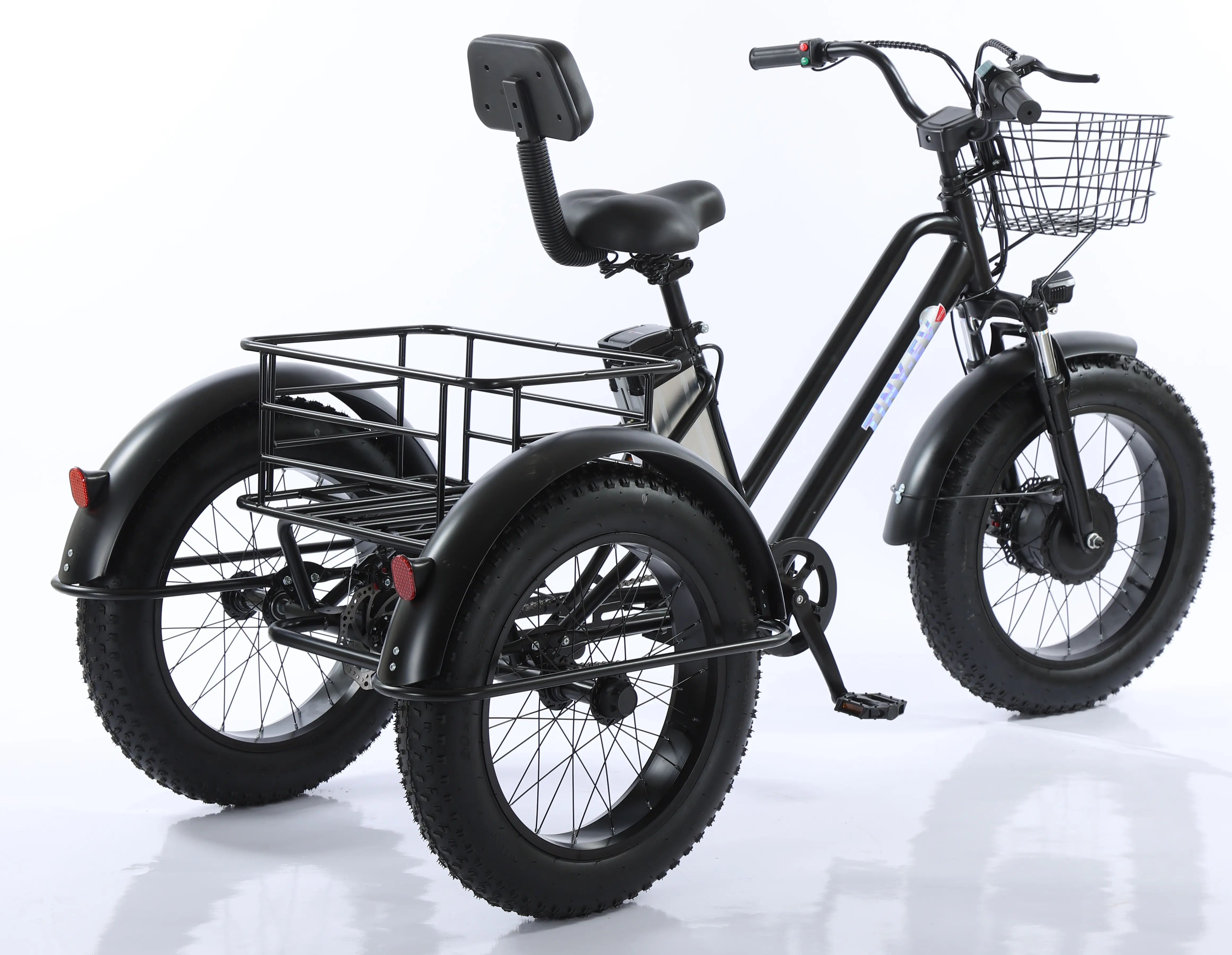 Sepeda motor listrik 3 roda 2024 W 48V, sepeda motor listrik kargo sepeda roda tiga 3 roda sepeda listrik untuk dewasa