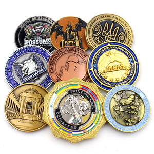 Tùy Chỉnh Thiết Kế Kim Loại 3D Men Kỷ Niệm Cổ Chữ Thập Hiệp Sĩ Templar Lưu Niệm Thách Thức Đồng Xu - Product Image 2