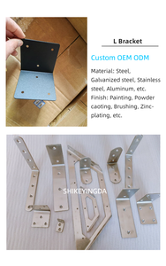 Nhà máy tùy chỉnh màu đen thép không gỉ Kệ <span class=keywords><strong>Bracket</strong></span> Doanh góc bên phải vào cua chân đế <span class=keywords><strong>L</strong></span> hình dạng <span class=keywords><strong>Heavy</strong></span> <span class=keywords><strong>Duty</strong></span> kim loại khung góc - Product Image 2