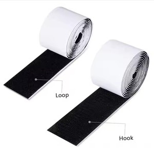 Cinta de sujeción de bucle de gancho autoadhesiva de Material de nailon suave ecológico de alta resistencia, patrón de tira de correa trasera adhesiva conveniente - Product Image 3