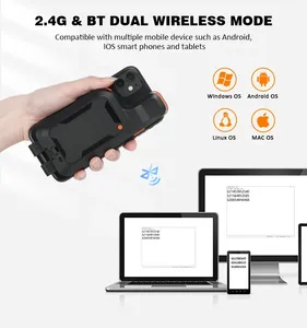 K20 2D teléfono Clip trasero Bluetooth escáner de código de barras lector de código de barras portátil código de matriz de datos 1D 2D escáner QR para Android IOS - Product Image 5