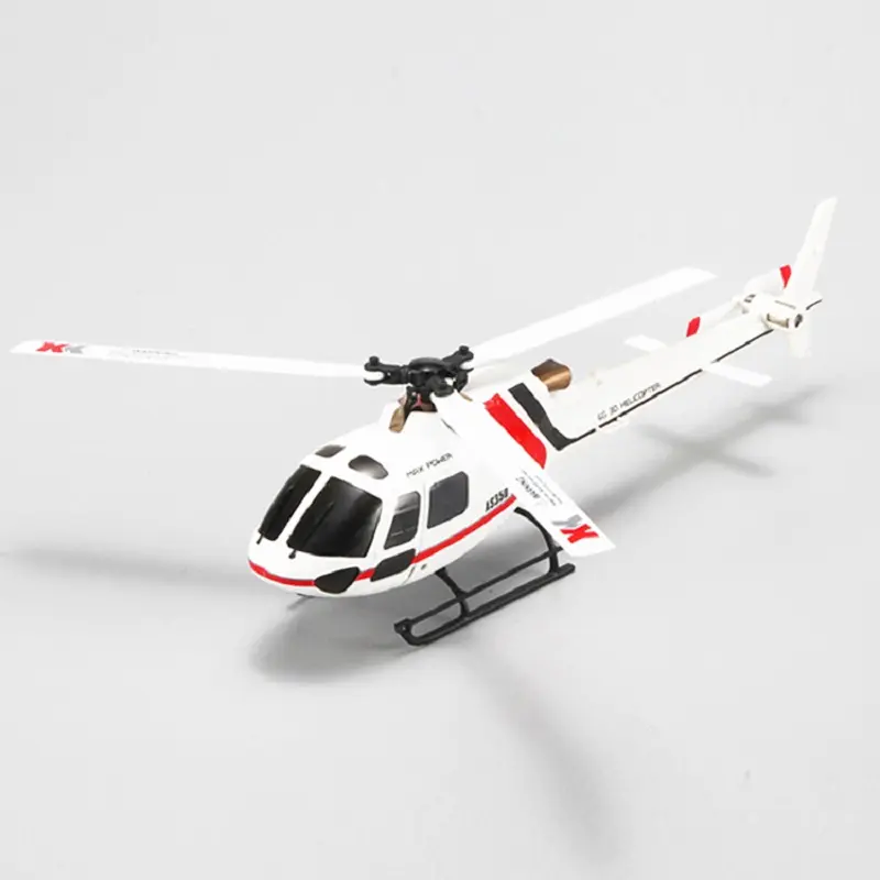 Wltoys xk k123 mini controle remoto, helicóptero 6ch, motor sem escova, 3 lâminas, aeronaves de controle remoto