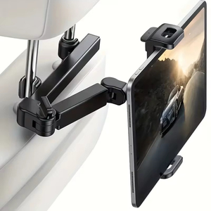 新しい車のタブレットホルダーヘッドレストタブレットマウントヘッドレストスタンドクレードル携帯電話やタブレット用のデバイスと互換性があります - Product Image 1