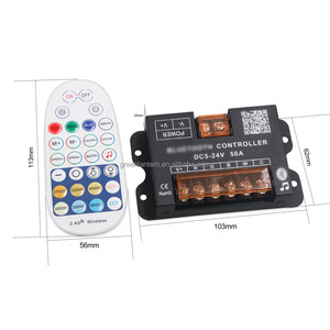 DC5V-24V 50A RGB + CCT светодиодный контроллер с 28 клавишами RF пульт дистанционного управления приложением RGBCW светодиодные световые диммеры переключатель для светодиодного модуля - Product Image 3
