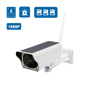 Cámara tipo bala CCTV IP inalámbrica de 2MP, Audio bidireccional con energía solar, visión nocturna, detección de movimiento, batería, cámara de red de seguridad - Product Image 6