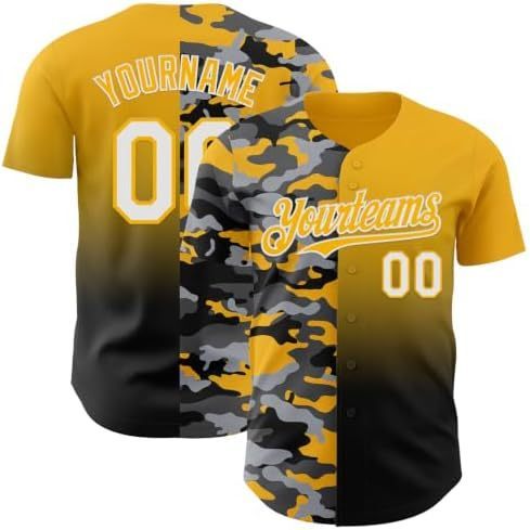 Camo-yellow and Black