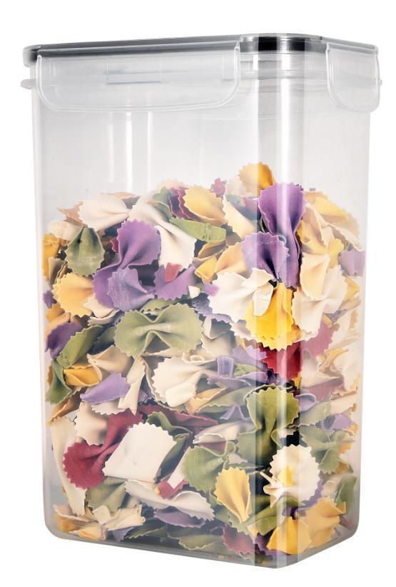 Bac à légumes rectangulaire en plastique 2L