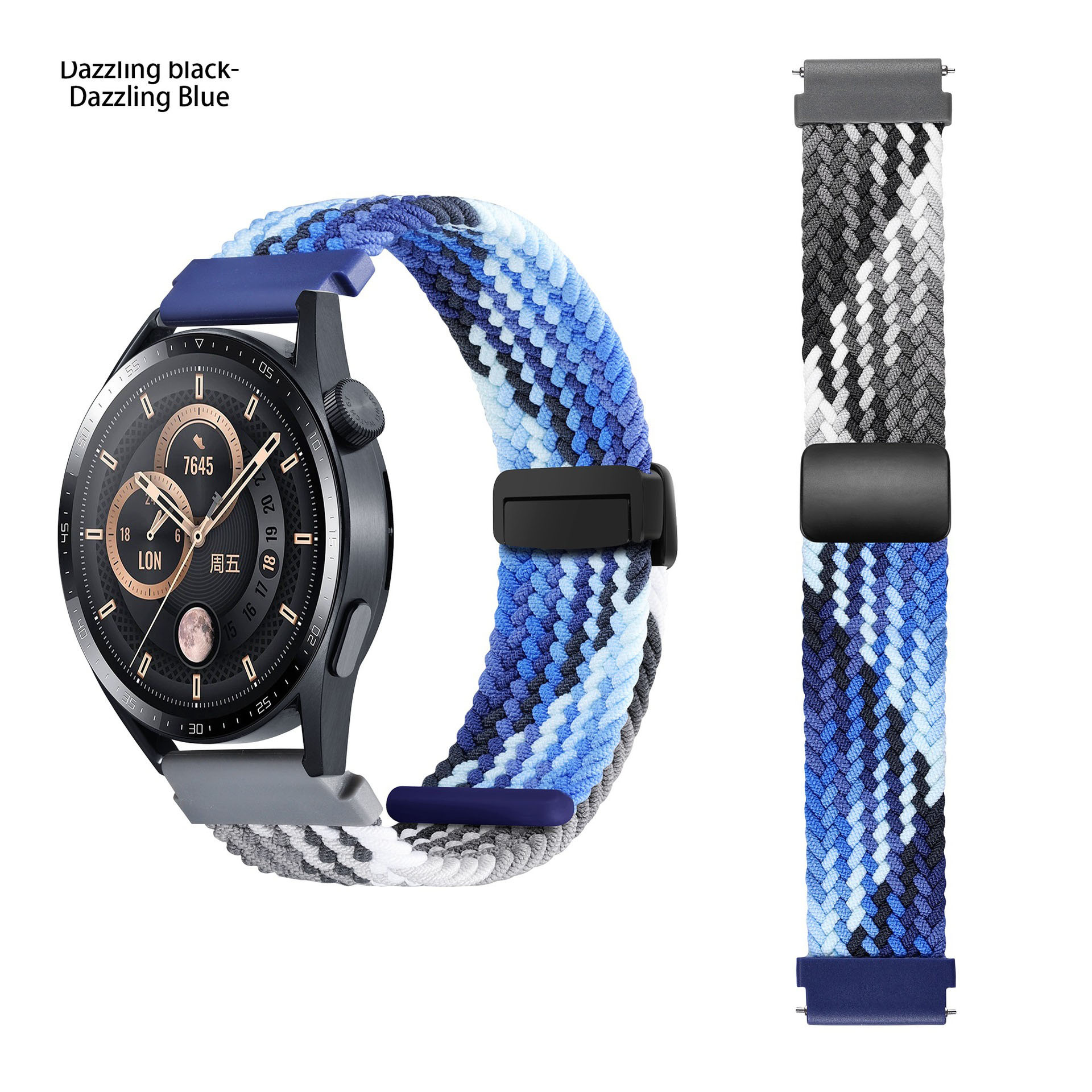 10#Dazzling black/Dazzling blue