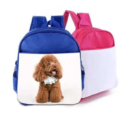 Unisex can be printed photo washable sublimation student backpack school bags for kids