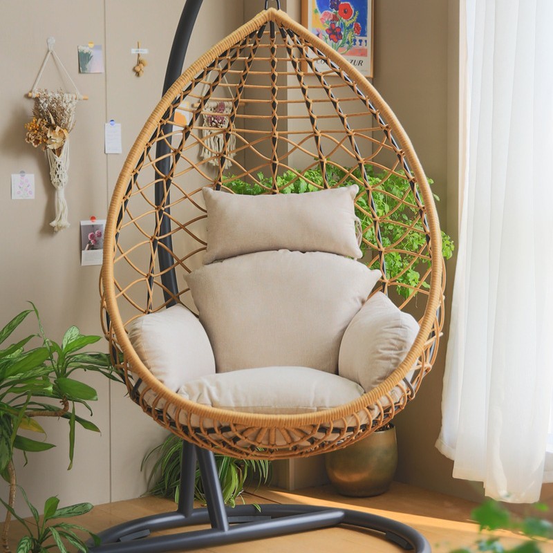 Single pendant hanging basket-corn yellow